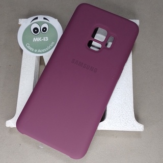 Capinha case em Silicone Aveludada para S9 Parte inferior Aberta