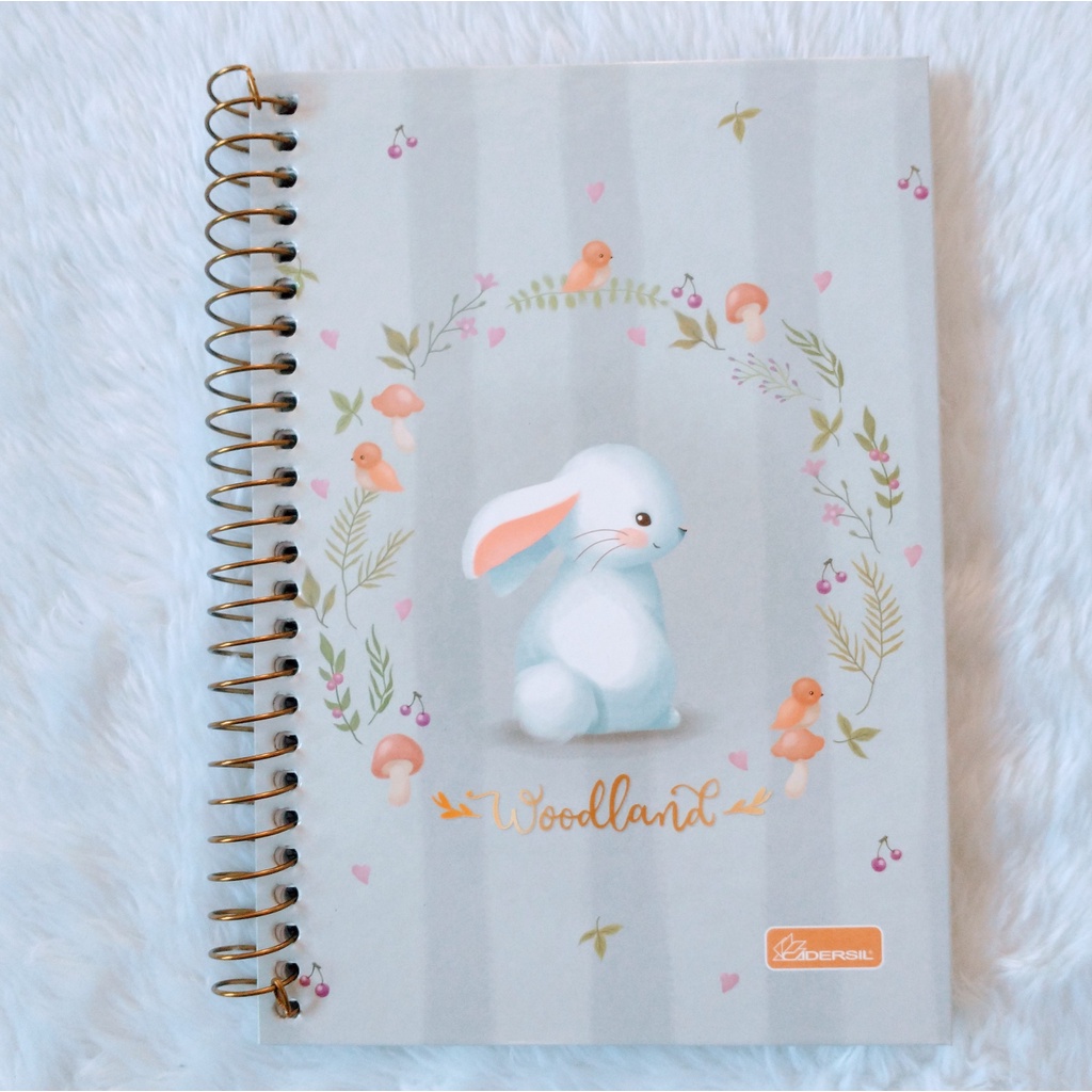 Caderno Pequeno Com Capa Dura E Mola Espiral Coelhinho Fofo Shopee Brasil