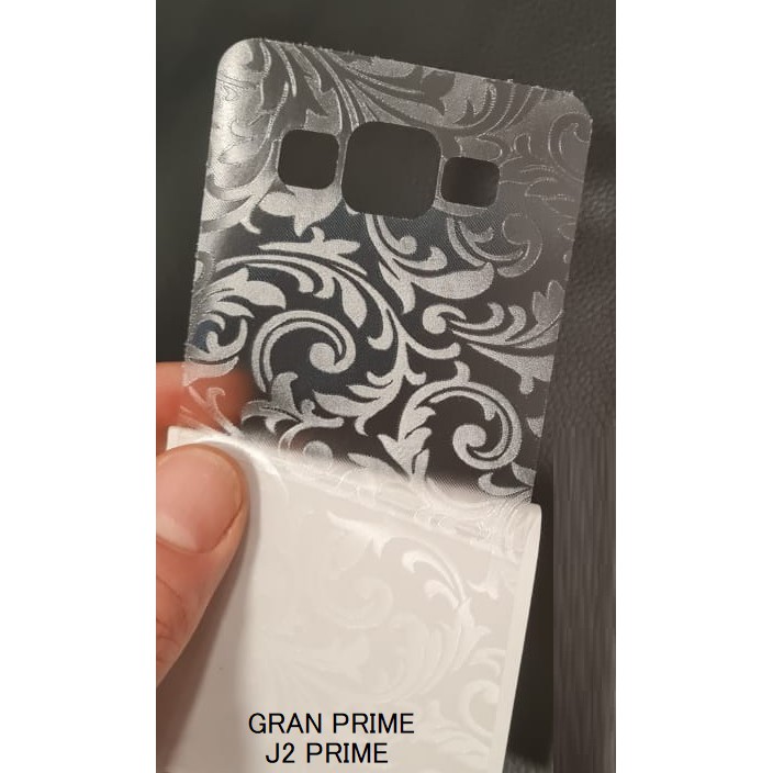 Pelicula Traseira Floral SAMSUNG GALAXY J2 PRIME / GRAN PRIME  Skin Verso Protetora Anti Risco Transparente 1