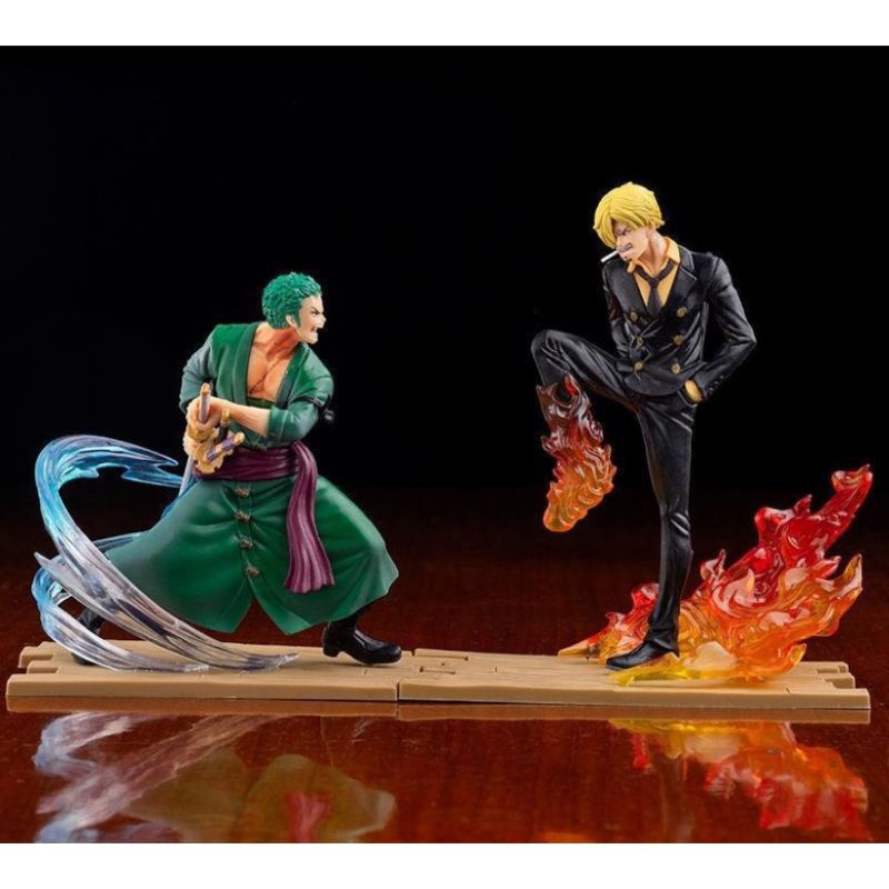 Action Figure Zoro e Sanji One Piece Shopee Brasil