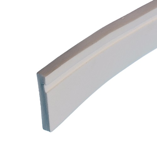 Eva Flexível 3,5cm 4 Metros, Rodapé Moldura Autocolante Boiserie Roda Meio