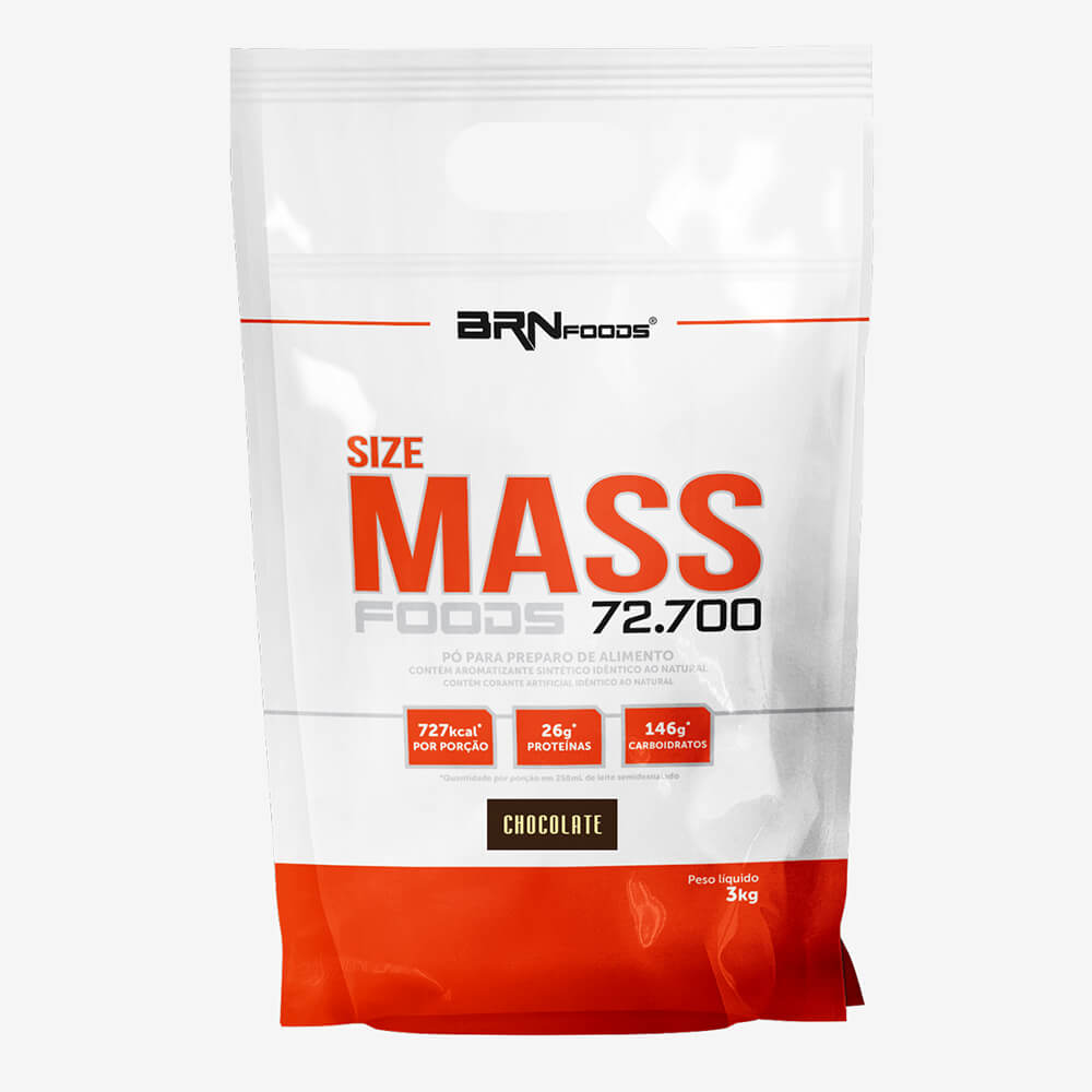 Size Mass Foods 72.700 3kg Refil – BRNFOODS - Hipercalórico