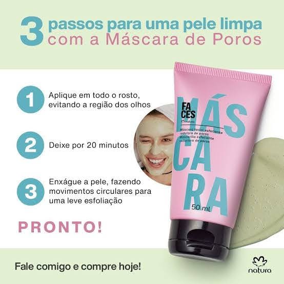 Mascara De Poros - Natura Faces | Shopee Brasil