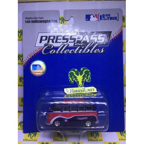 Bx08 Johnny Lightning vw Volkswagen Bus Kombi Cleveland Basebal mlb