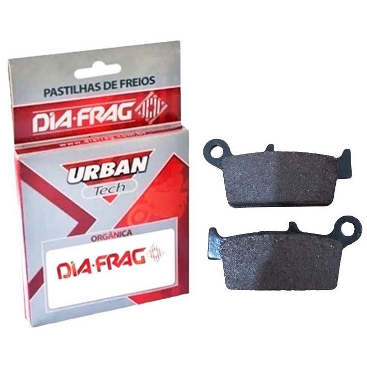 Detalhes do Pastilha de Freio Traseira Xre 300 Sem Abs 2009 A 2018 Diafrag (Orgânica)