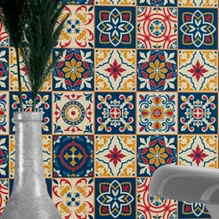 Papel De Parede Azulejo Ladrilhos Português Autocolante 2 metros