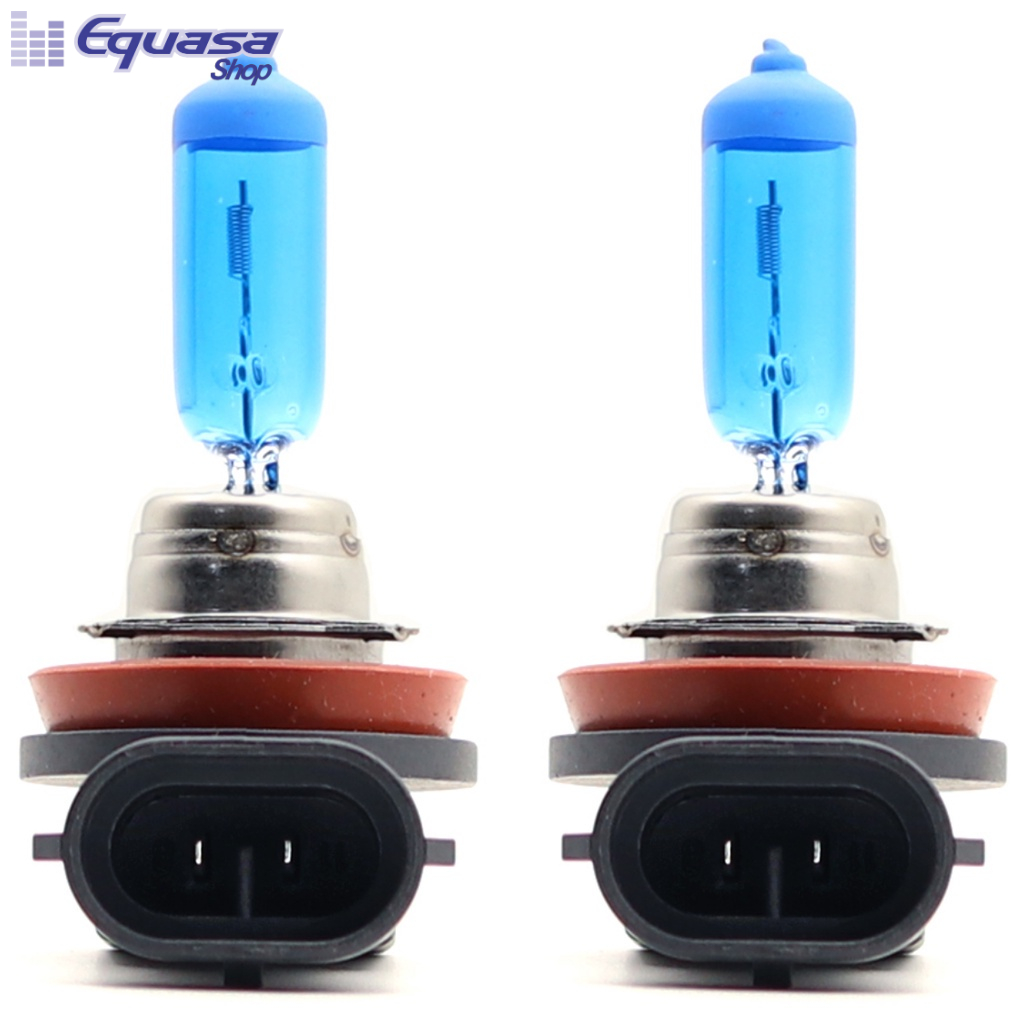 Par Lâmpada Super Branca H11 Efeito Xenon Tech One 8500K 55W 12V PGJ19-2 — imagem 2 de 2