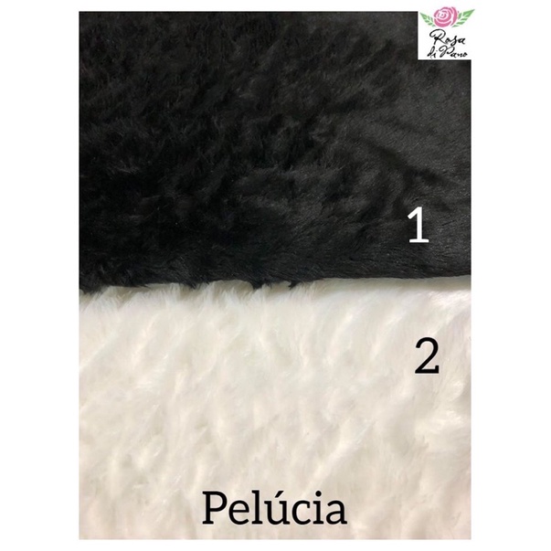 Tecido Pelúcia 12mm (25x70 cm) Laços e Tiaras em Oferta na Shopee