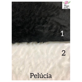 Tecido Pelúcia 12mm (25x70 cm) pelucia para Laços e Tiaras