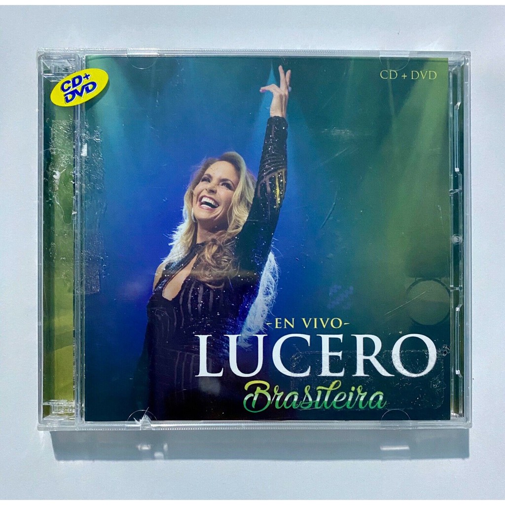 Lucero CD + DVD En Vivo Brasileira Hecho en Mexico PRONTA ENTREGA