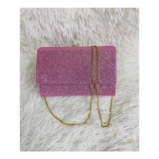 Bolsa Bolsinha De Mão Feminina Com Corrente Transversal