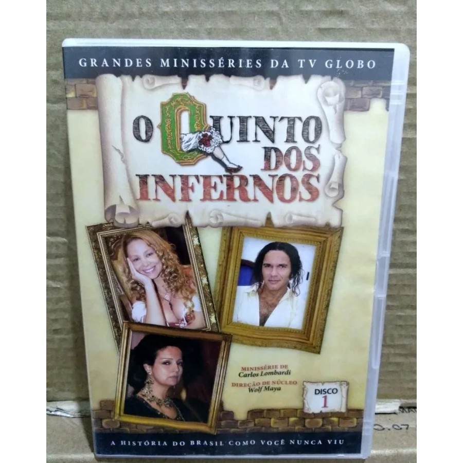 DVD O QUINTO DOS INFERNOS- VOL 1-(APENAS O DISCO 1).