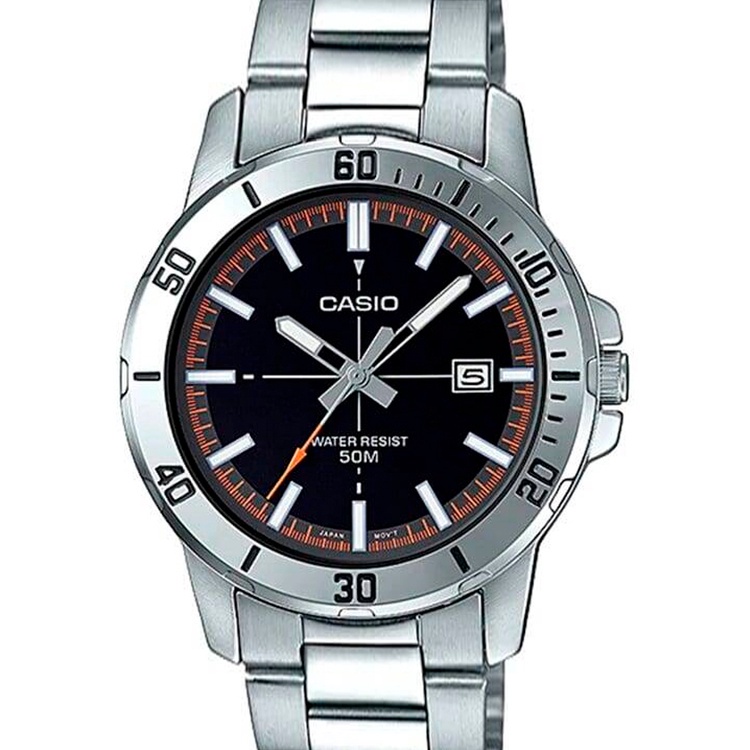Relógio Casio Masculino Prata Mtp-Vd01D-1E2Vudf - Watches