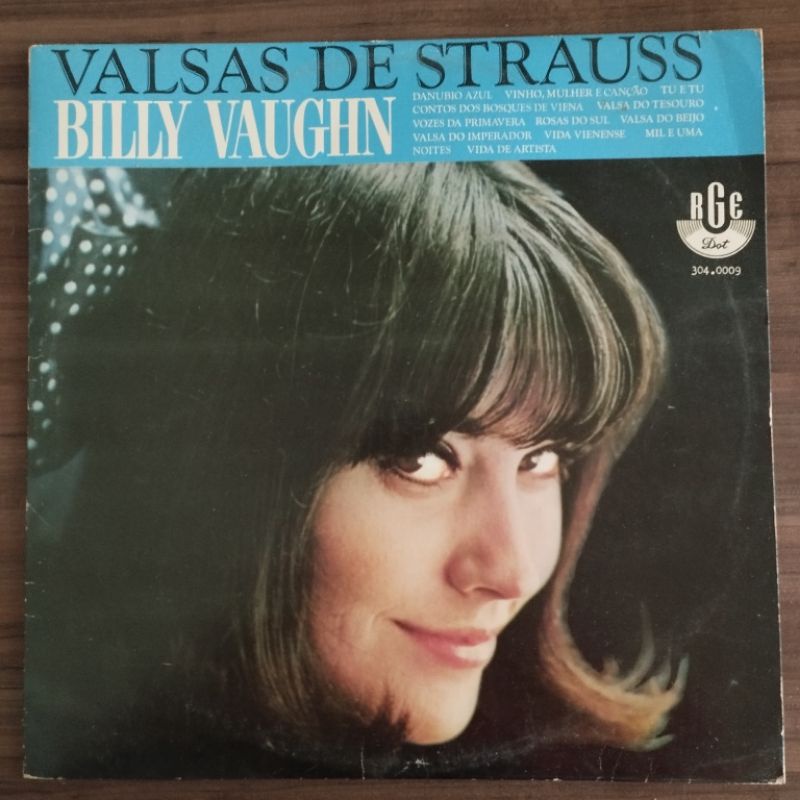 LP Vinil Valsas de Strauss - Billy Vaughn 1965