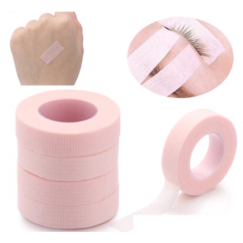 FITA MICROPORE ROSA - Antialérgica Para Extensão Alongamento de Cilios 10 M