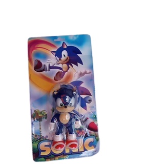 brinquedo boneco do Sonic  de borracha  em cartela perfeito para brincar