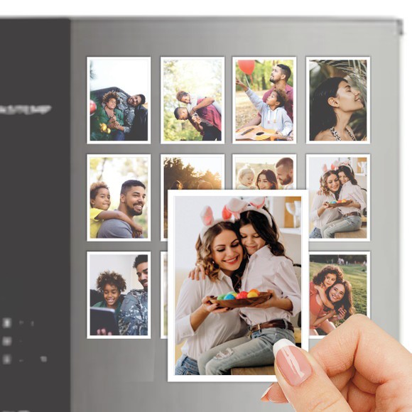 Foto Imã de Geladeira Retangular Personalizado | 9x7cm |  - Não desbota | Foto ima - kit de foto imã de geladeira