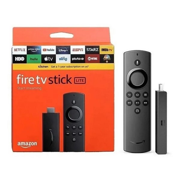 Amazon Fire Tv Stick Lite Voz Full Hd 8gb Preto Ram De 1gb SmartTv Original