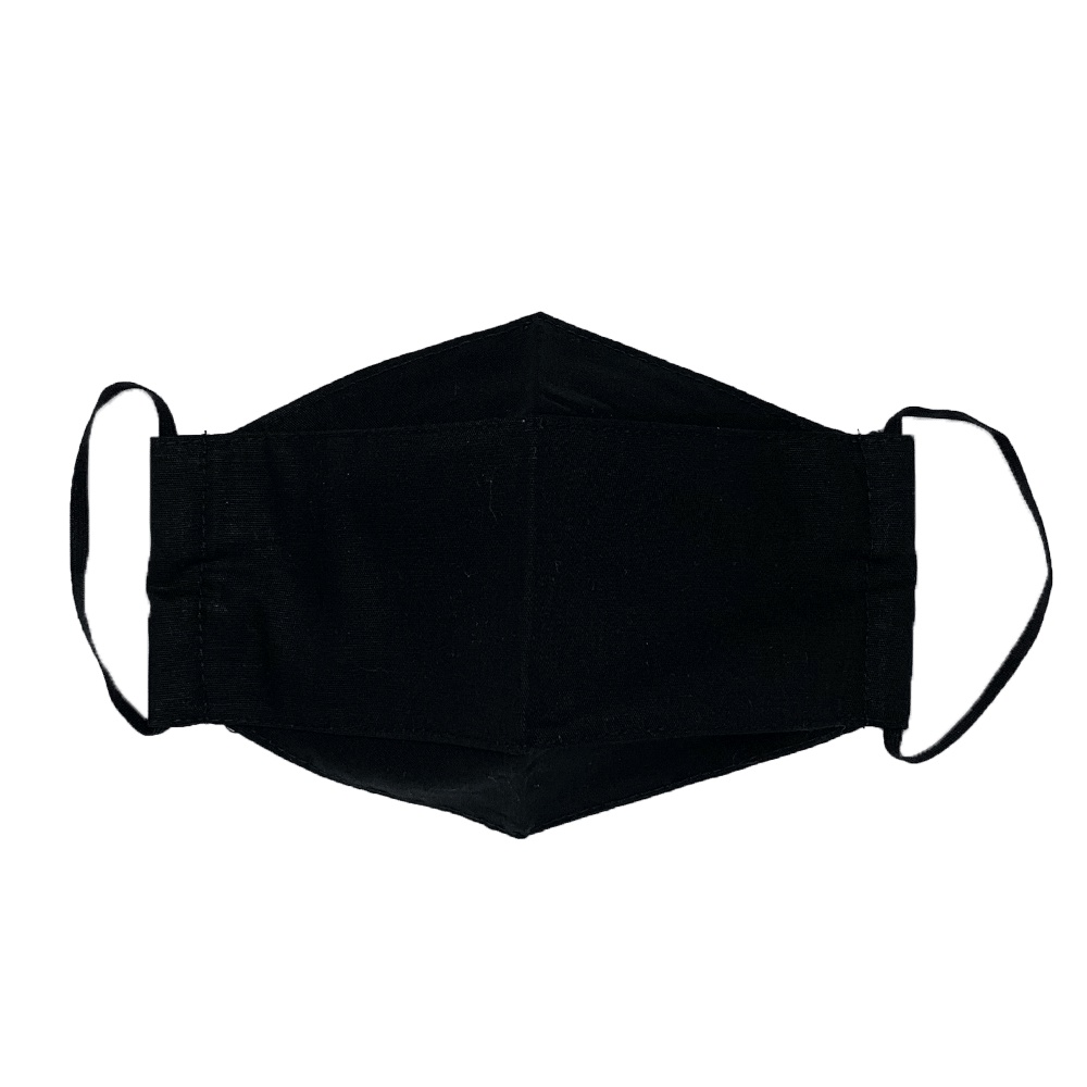 Kit com 30 Máscaras em Tecido Duplo 200 Fios 3D Preta