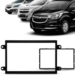 Moldura DVD 2 DIN Onix Cobalt Spin Prisma 12 A 19