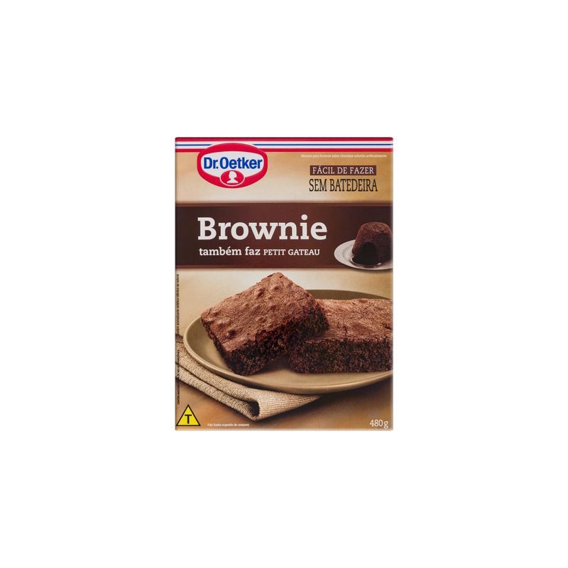 Mistura P Bolos Tipo Brownie E Petit Gateau Droetker 480gr Shopee Brasil