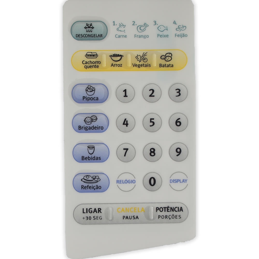 Membrana Microondas Eletrolux ME 18S Alto Relevo Flat Lado Direito
