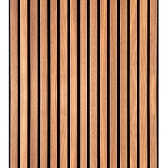 Papel de Parede Adesivo de Madeira Ripada Lisa Autocolante Meia Parede