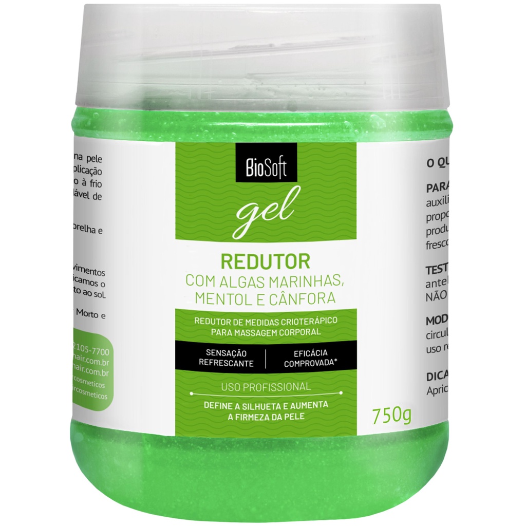 Gel Redutor de Gordura 750g Biosoft