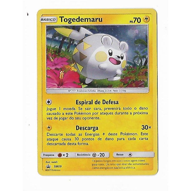 Pokemon Togedemaru Holofoil Promo SM09