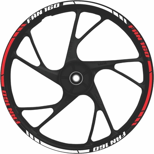Kit Adesivo Premium Friso Roda Fan 160