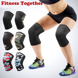 Joelheiras De Compressão 7mm/Neoprene/Suporte Para Joelho/Treino/Crossfit/Musculação 1 Par