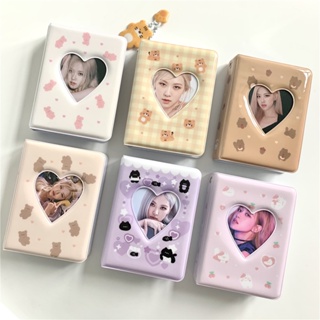 Lovely Heart Card Holder 40 Grids Pocket For 3inch Mini Photo Ablum Portátil Colecionador De Livros Em Estoque Nova Chegada LY em Oferta na Shopee