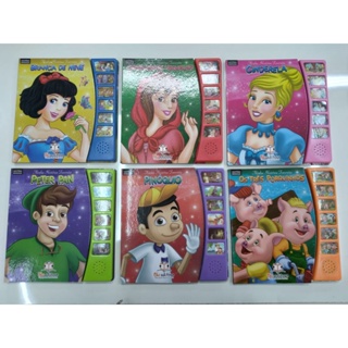 Livros Sonoros Minha História Favorita Blueditora | Educativo Infantil Interativo Bebês Crianças Som em Oferta na Shopee