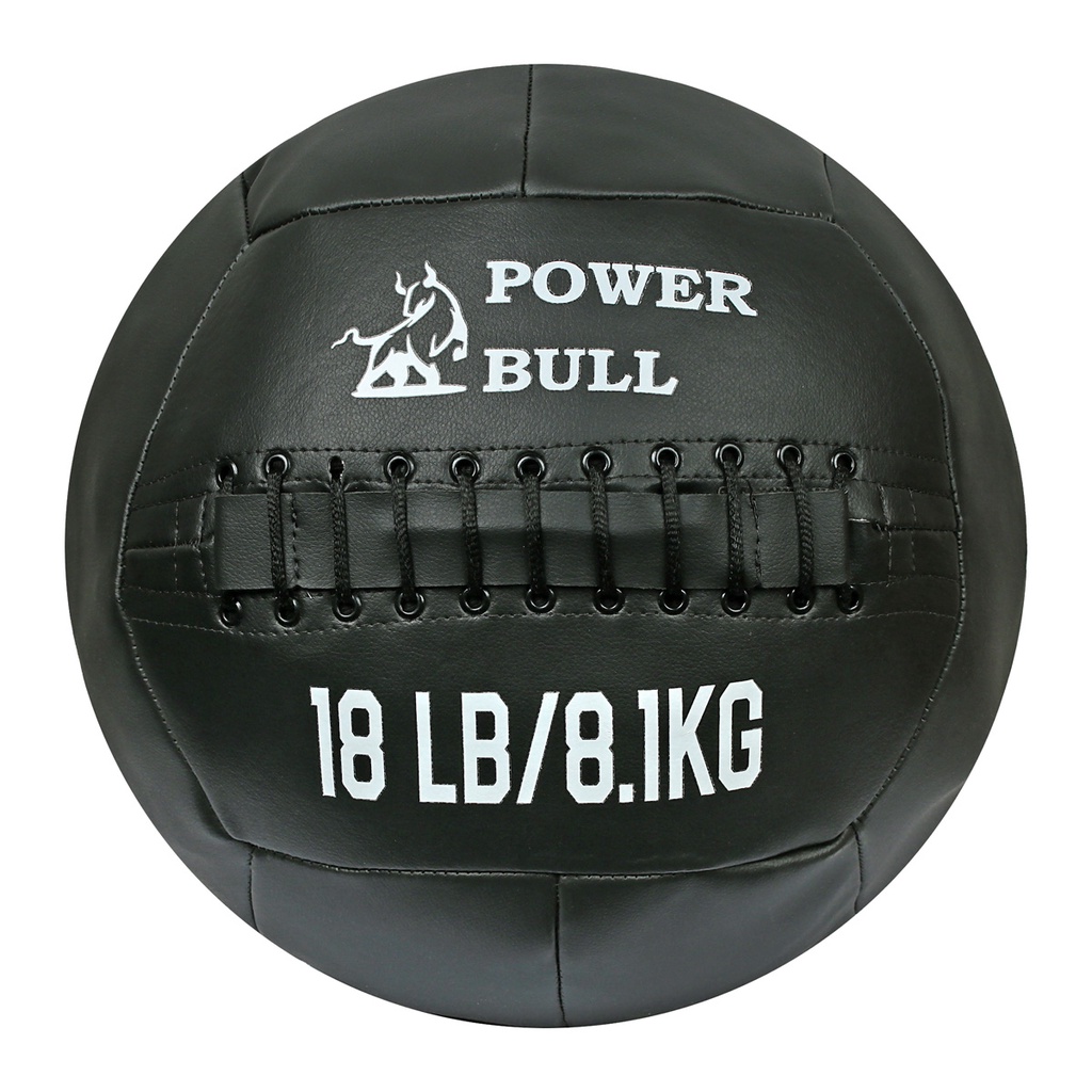Wall Ball 8.1 Medicine Ball Bola de Peso Couro Eco Academia Fitness Treinamento Funcional Cross Fit