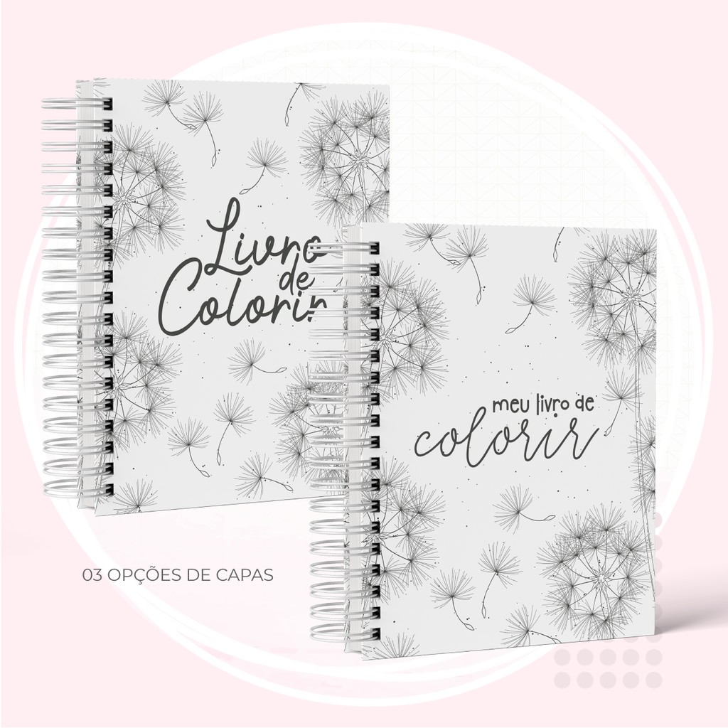 Livro de Colorir Adulto, Caderno para Colorir, Pintura, Desenho | Shopee  Brasil