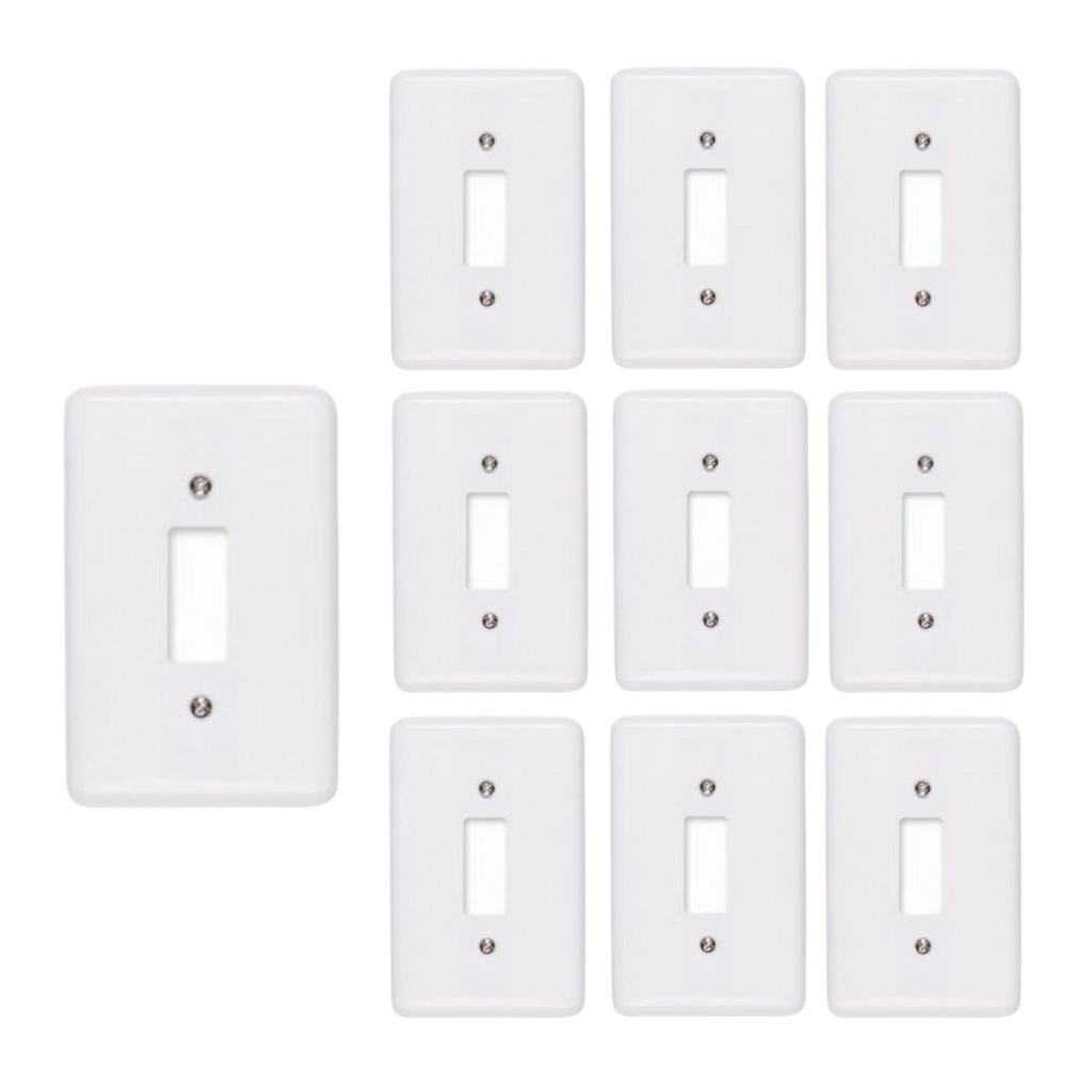 Kit 10 Placas 4x2 Para 1 Interruptor Stylus Ilumi