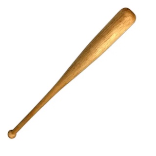 Taco Bastão Baseball Madeira Maciça 68 cm