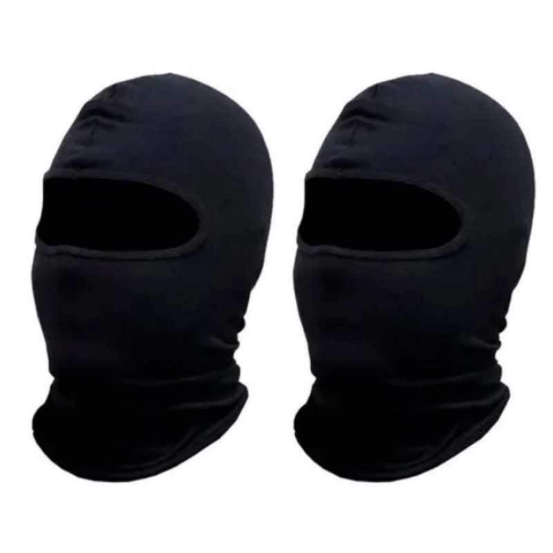 2 Toucas Ninja Balaclava Mascara Motoqueiros Militar Tatica