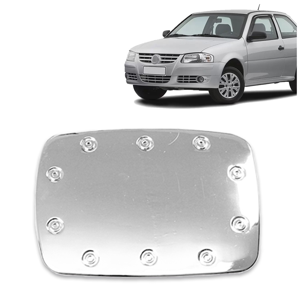 Aplique Cromado Tampa de Combustivel Gol G3 1999/2014 Gol G4 2006/2014 - Shekparts