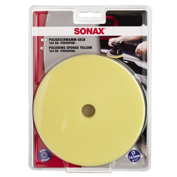 Boina Espuma De Refino Amarela 165mm 6 C/furo - Sonax