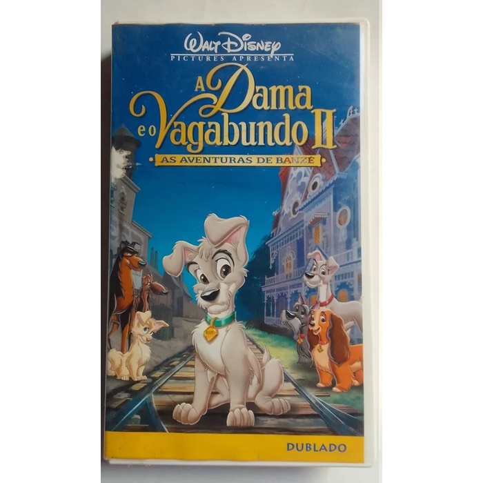 Vhs A Dama E O Vagabundo 2 Disney Dublado Otimo Usado