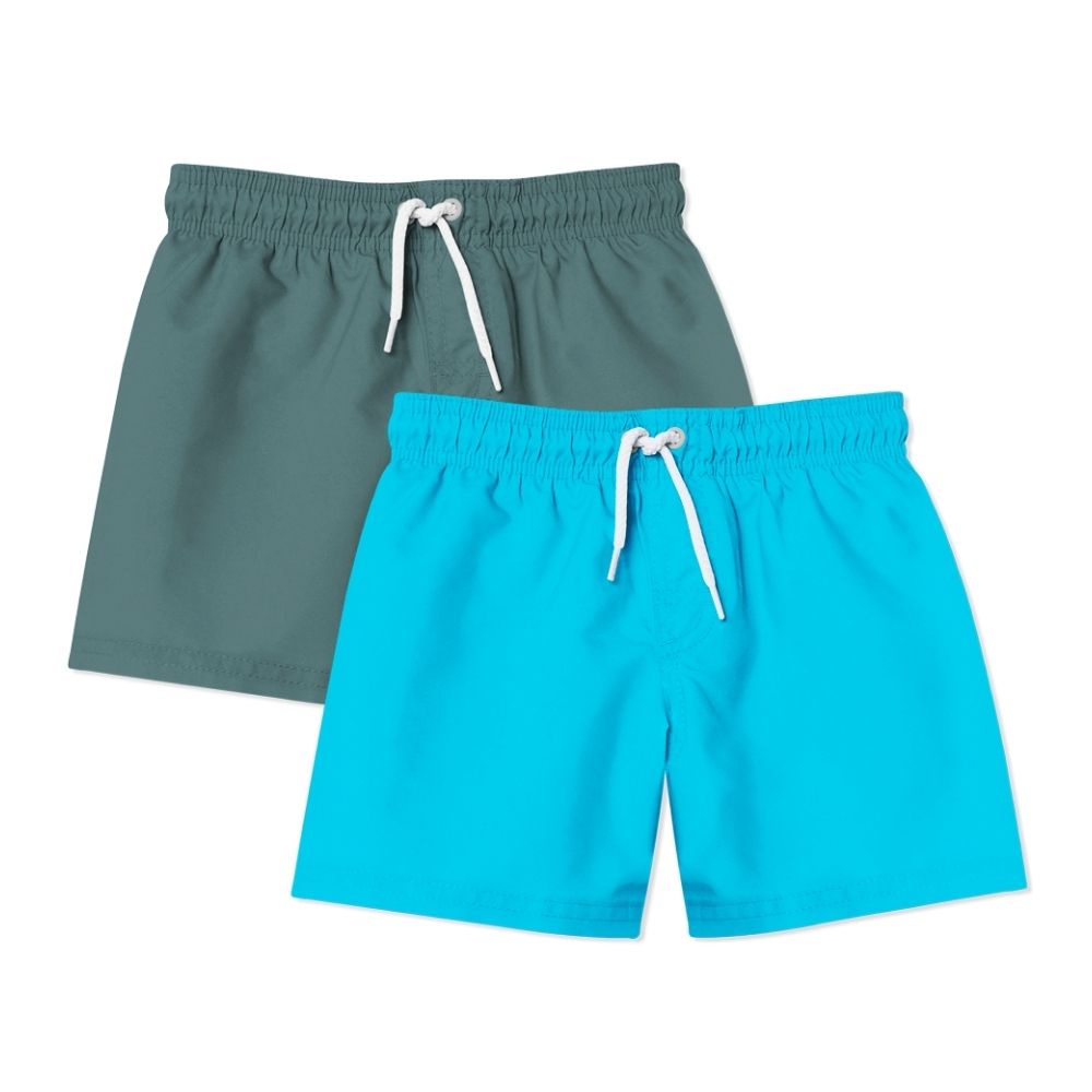 Kit com 2 Shorts Masculino New Basic Bermuda Masculina Mauricinho Liso Básico Tactel Praia Promoção