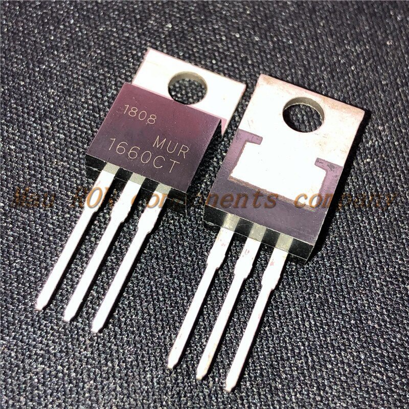 10pcs Lot Mur1660ct To 2 U1660g To2 Dual Diode Fast Recovery Original Authentic In Stock Shopee Brasil
