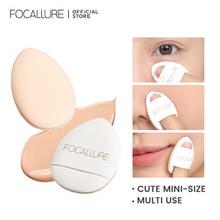 FOCALLURE Mini Tamanho Em Pó Puff Finger Shape Cosmético Macio Esponja Maquiagem Ferramentas De Beleza