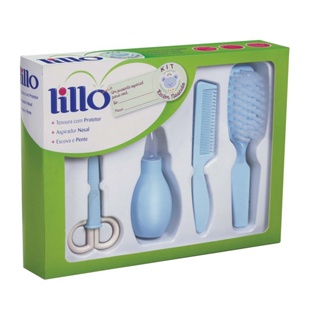 Kit De Higiene Para Recém Nascido Azul - Lillo em Oferta na Shopee