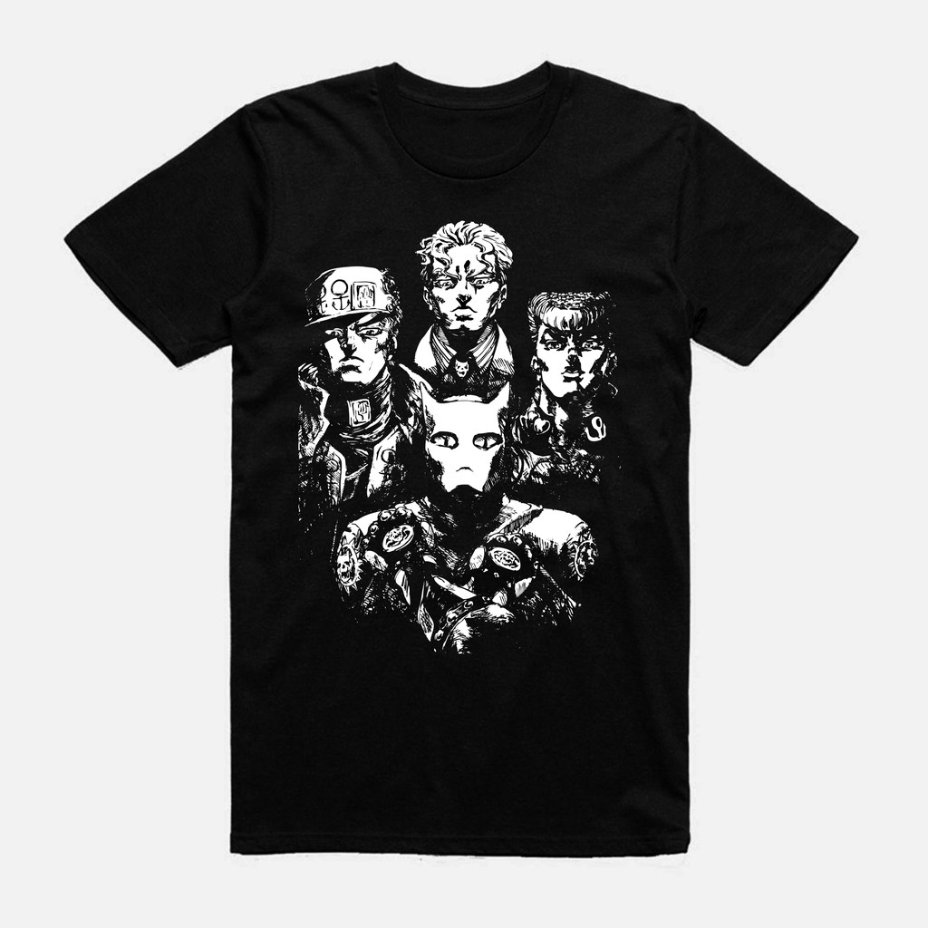 Camiseta jojo bizarre adventure jotaro jonathan dio anime mangá