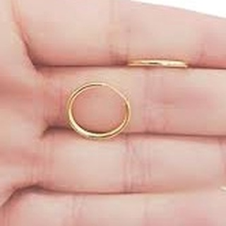 Par De Brinco Argola Infantil Adulto Folheado Ouro 18k Promoção