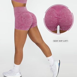 CHR Shorts Fitness Feminino Elástico De Cintura Alta Levanta Bumbum Esportes Academia Calça legging em Oferta na Shopee