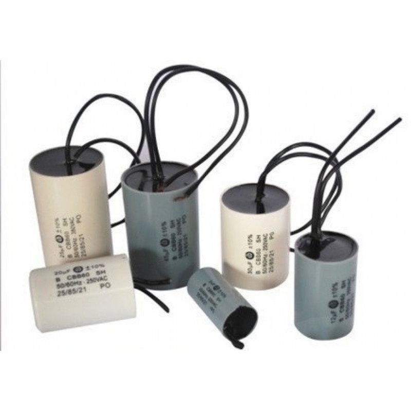 Capacitor Polipropile 2uf-4ufx250v Ventilador Motor Frigobar