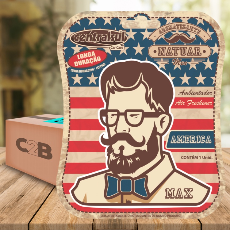 Cheirinho para carro aromatizante automotivo Linha MEN Aromas marcantes e duradouros